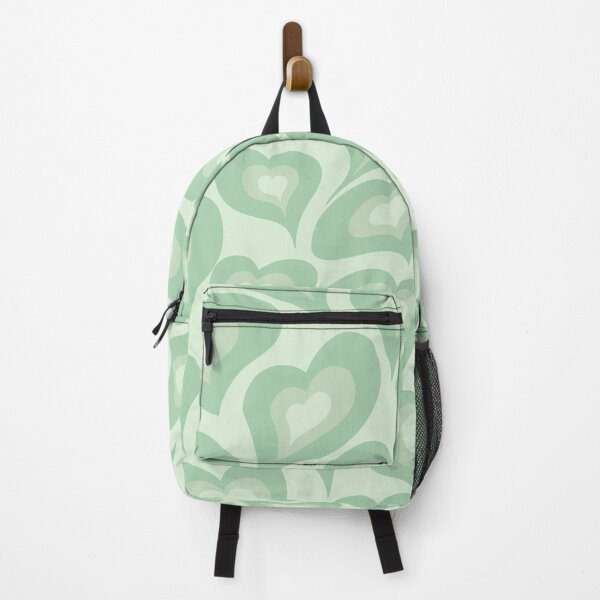 Item preview, Sage Green Hearts, Heart Pattern designed and sold by Inspired Life Creative.