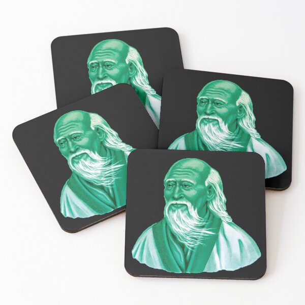 Item preview, Laozi Green Sticker designed and sold by PhilosophyWear.