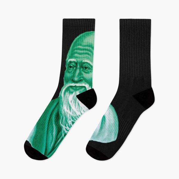 Item preview, Laozi Green Sticker designed and sold by PhilosophyWear.