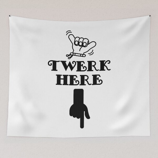 Item preview, Twerk Here Funny Shaka Hang Loose designed and sold by YJHDesign.