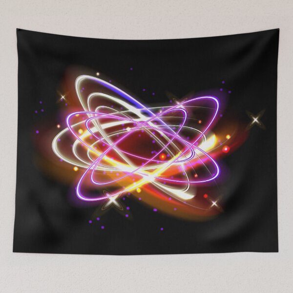 Item preview, Electrons Neon Swirls designed and sold by TeeBeesDesign.