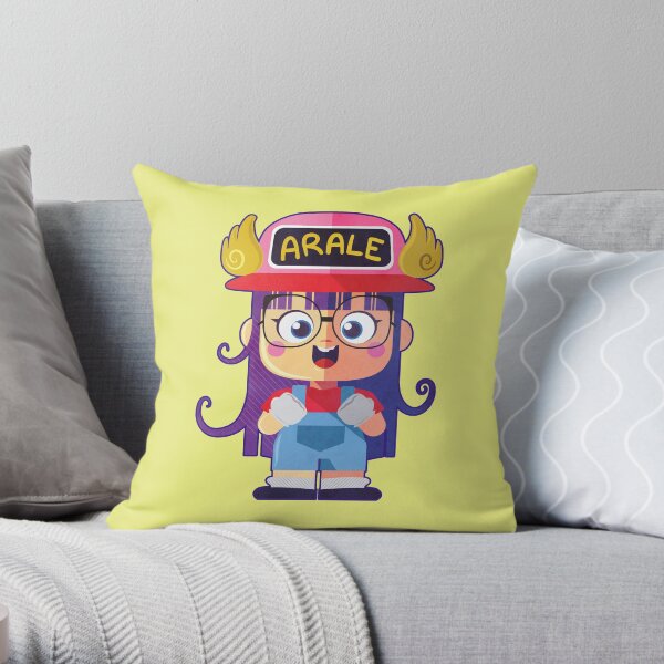 Arale Throw Pillow