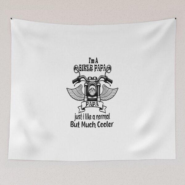 Item preview,  I’m A Biker Papa Like A Normal Papa But Much Cooler designed and sold by boyastore.