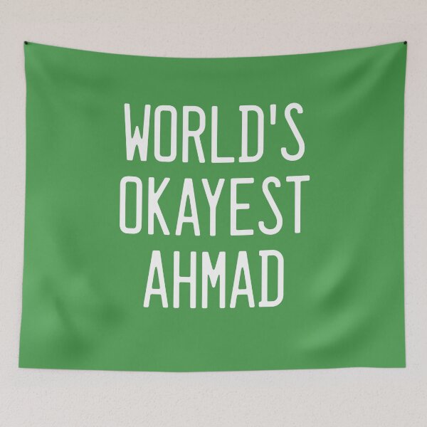 Item preview, World's Okayest Ahmad designed and sold by TimespunThreads.