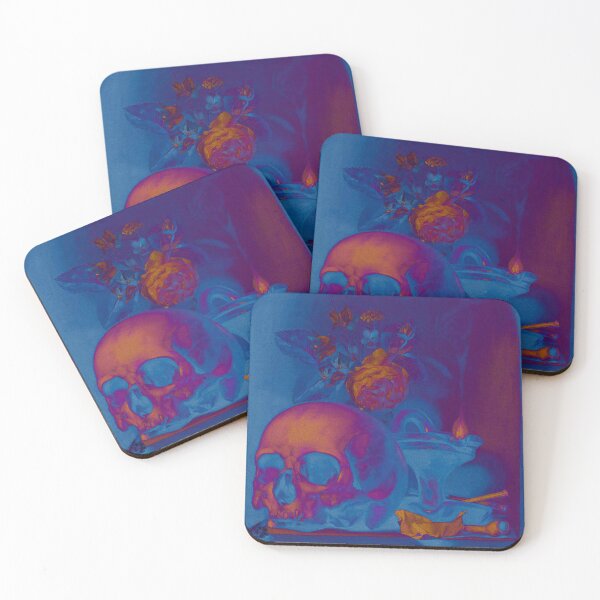 Item preview, Vanitas Skull and Rose  designed and sold by OnTheWayToVenus.