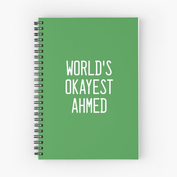 Item preview, World's Okayest Ahmed designed and sold by TimespunThreads.