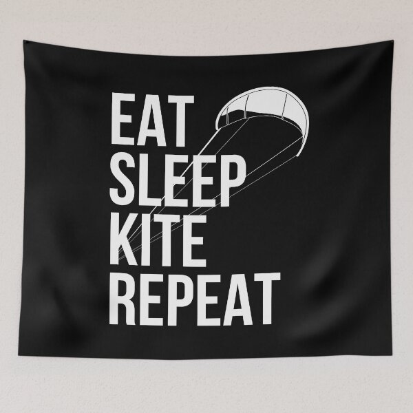 Item preview, Kiteboard, Kitesurfing Design - Eat Sleep Kite Repeat designed and sold by EstelleStar.