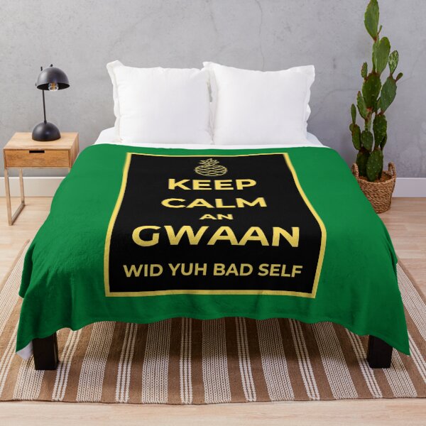 Item preview, KEEP CALM AN GWAAN WID YUH BAD SELF designed and sold by HillTopView.