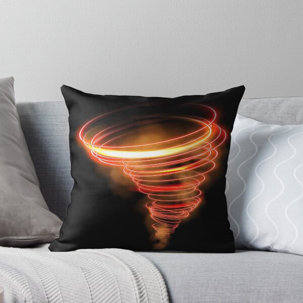 Aperçu de l'œuvre Fiery Tornado Neon Swirls créée et vendue par TeeBeesDesign.