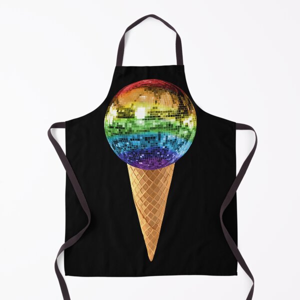 Artikelvorschau, Regenbogen-Disco-Kugel-Eistüte entworfen und verkauft von Deborah Camp.