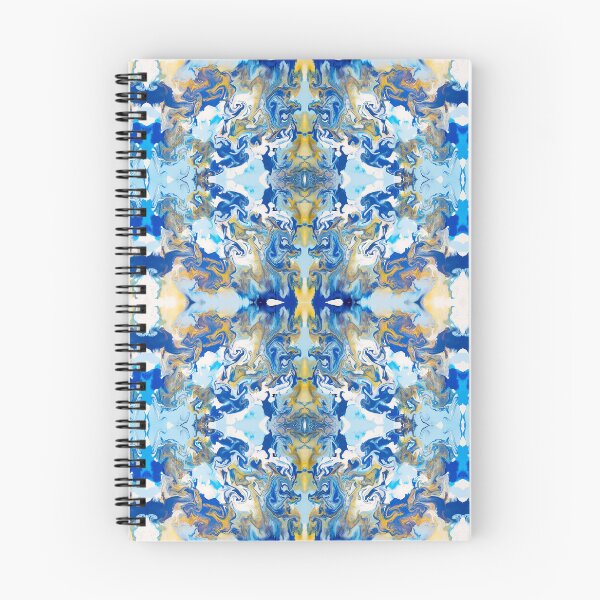 Item preview, Blue, Gold, and White Painting designed and sold by Creative-Voyage.