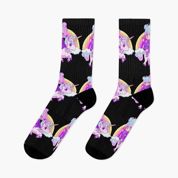Item preview, Kawaii Pastel Goth Unicorn Japanese Anime Girl Menhera designed and sold by ArianaTagli.