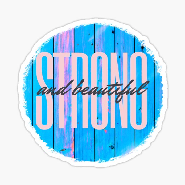 Item preview, Strong and Beautiful Inspirational designed and sold by speakupandshine.