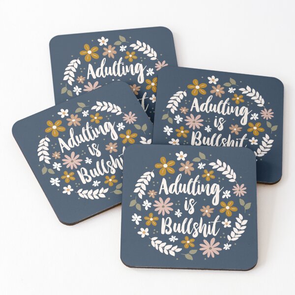 Item preview, Adulting is Bullshit designed and sold by KrisInStitches.