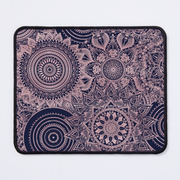Item preview, Rose Gold Mandala Collection Blue Design designed and sold by InovArtS.