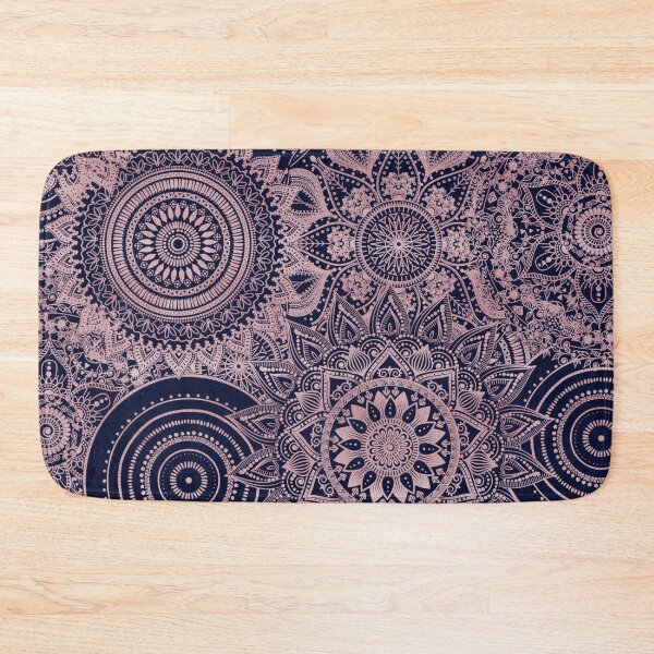 Item preview, Rose Gold Mandala Collection Blue Design designed and sold by InovArtS.