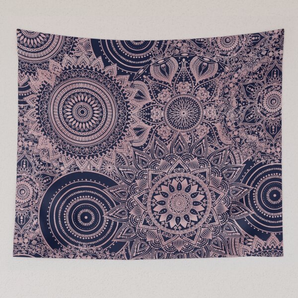 Item preview, Rose Gold Mandala Collection Blue Design designed and sold by InovArtS.