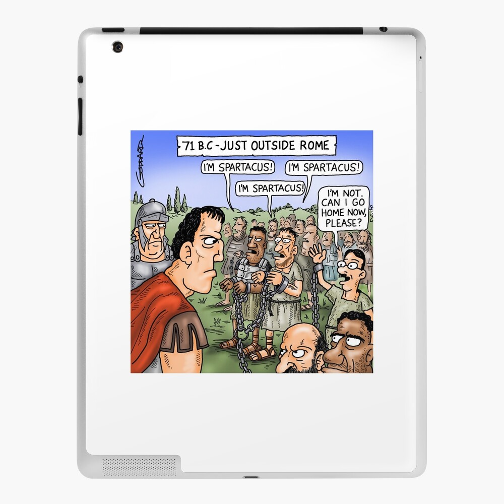 Tarjetas de felicitación for Sale con la obra «Espartaco» de  goddardcartoons | Redbubble