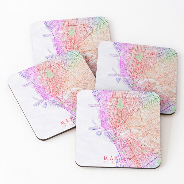 Item preview, Manila City Map of the Philippines - Colorful designed and sold by deMAP.