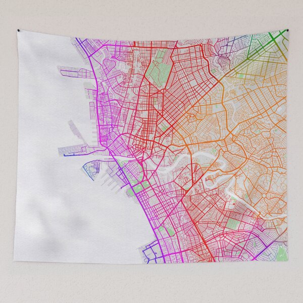 Item preview, Manila City Map of the Philippines - Colorful designed and sold by deMAP.