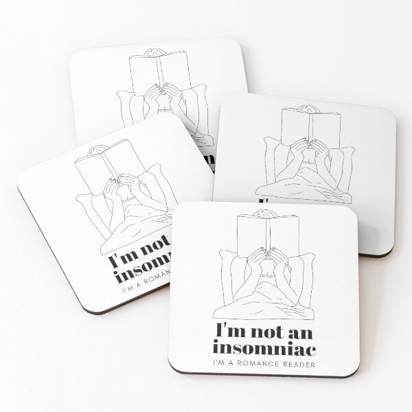 Item preview, I'm Not an Insomniac - I'm a Romance Reader designed and sold by SheReadsRomance.