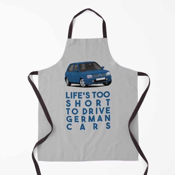 Item preview, Life's too short to drive German cars - Nissan Micra (March) K11C blue designed and sold by knappidesign.
