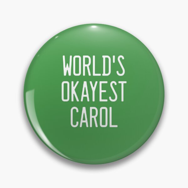 Item preview, World's Okayest Carol designed and sold by TimespunThreads.