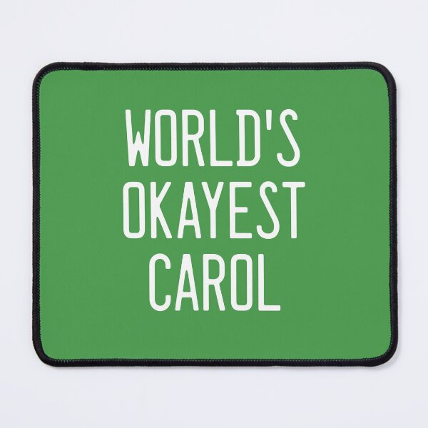 Item preview, World's Okayest Carol designed and sold by TimespunThreads.