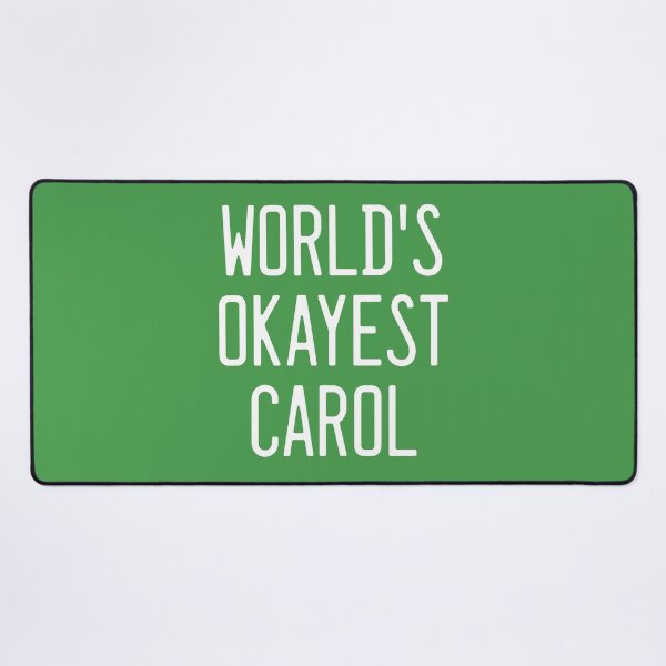 Item preview, World's Okayest Carol designed and sold by TimespunThreads.