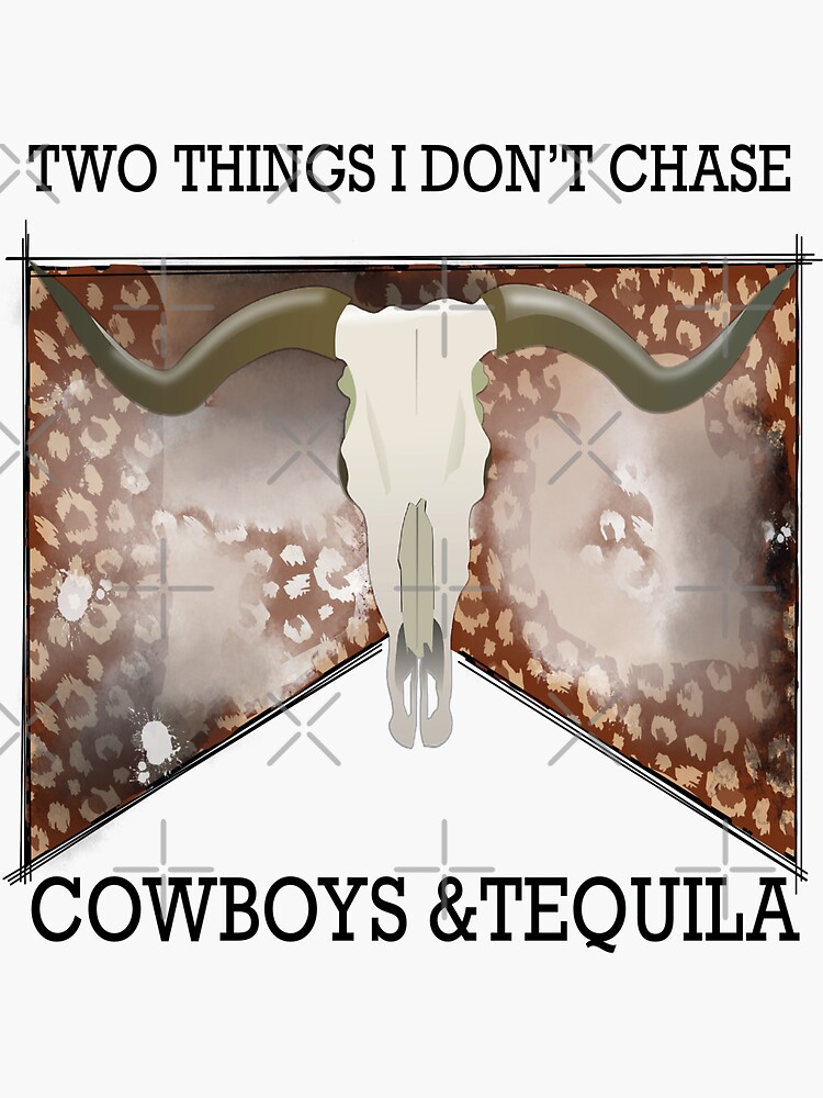 : Vintage Cowboys And Tequila Western Funny Tequila