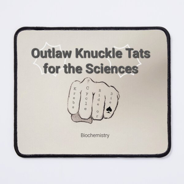 Item preview, Outlaw Knuckle Tats for the Sciences: Biochemistry designed and sold by Super-Pinhead.