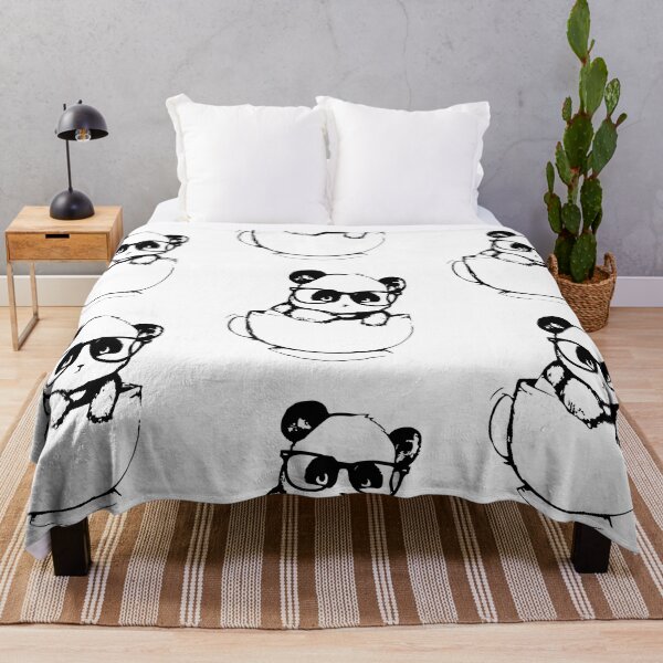 Item preview, Cup of Hipster Panda designed and sold by KGoPrintables.