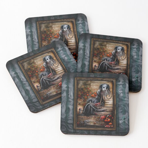 Item preview, Goth Family | Creepy Carnival | Cabinet of Curiosities | Creepy Goth Girl | Horror Stuff | TM11 designed and sold by Haunted-Attic.