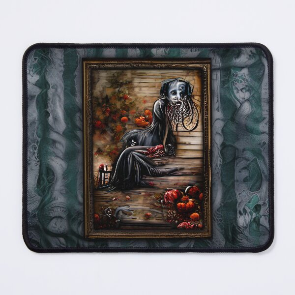 Item preview, Goth Family | Creepy Carnival | Cabinet of Curiosities | Creepy Goth Girl | Horror Stuff | TM11 designed and sold by Haunted-Attic.