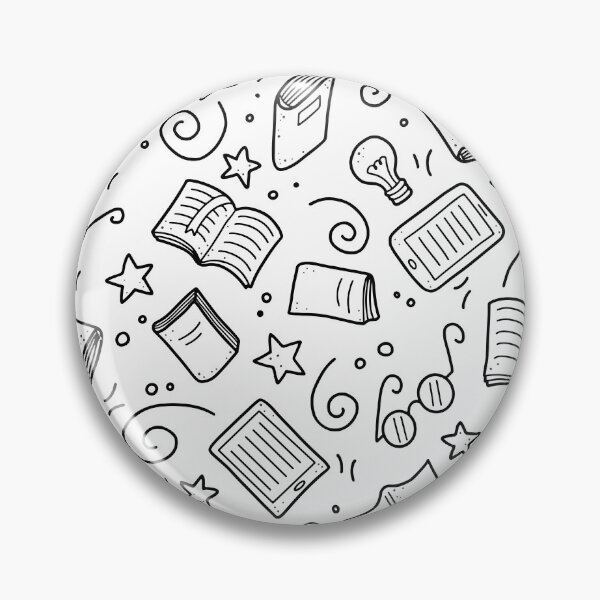 Item preview, flying books pattern designed and sold by stickers-packs.