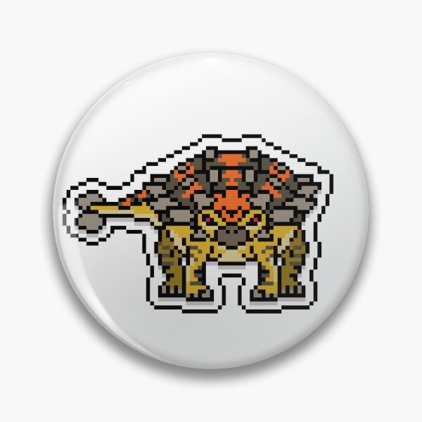 Item preview, Pixel Ankylosaurus - Playa volcánica designed and sold by Smansam.
