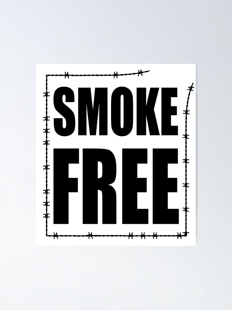 Jubiläum „Drei Jahre ohne Rauchen“ – rauchfrei | Poster