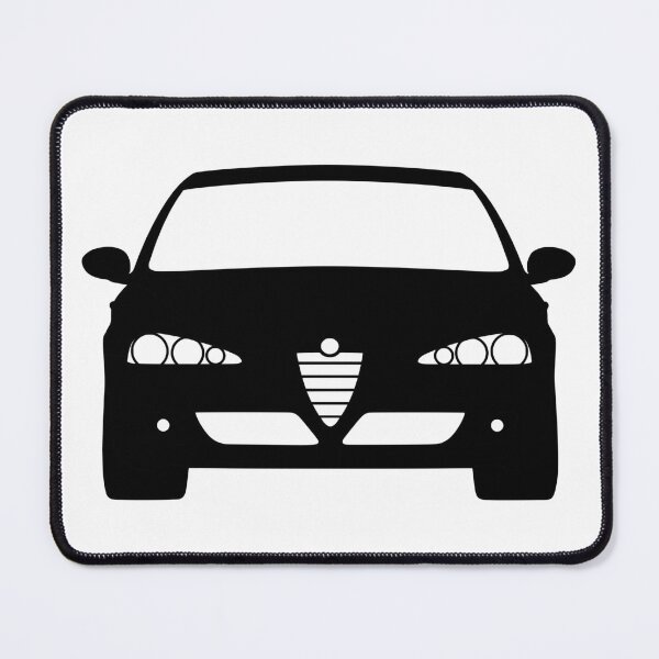 Item preview, Alfa Romeo 147 Facelift Best T-shirt design black silhouette designed and sold by EdimDesign.