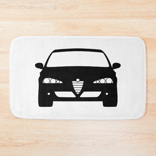 Item preview, Alfa Romeo 147 Facelift Best T-shirt design black silhouette designed and sold by EdimDesign.