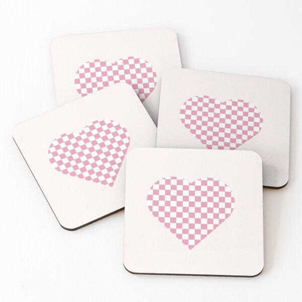 Item preview, 市松模様 桜色 -Ichimatsu pattern Sakura color with heart shape- designed and sold by AtelierJasmine.