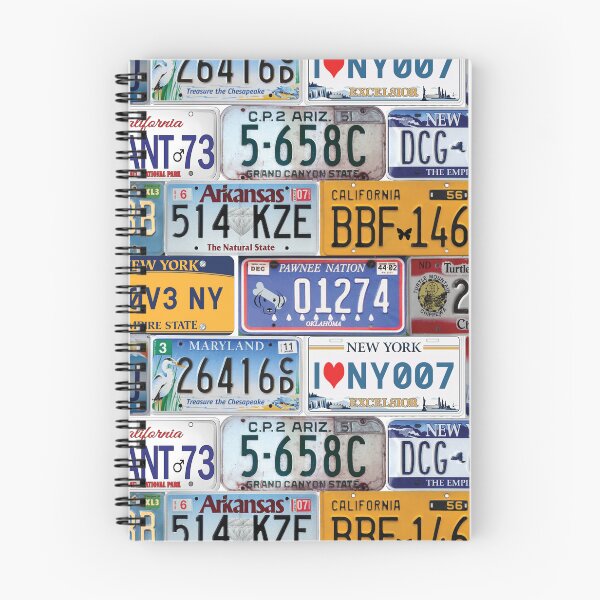 Item preview, US car registration plates designed and sold by EvieWoj.