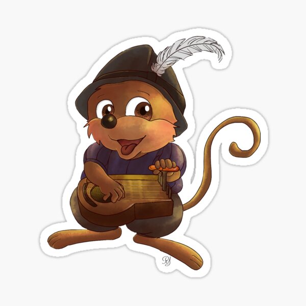 Alfred Plays the Zither Sticker