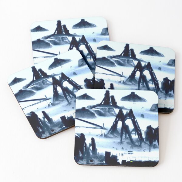 Item preview, Alien Structures On The Moon designed and sold by Rumrabbit82.