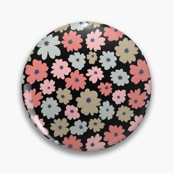 Item preview, pastel floral pattern designed and sold by stickers-packs.