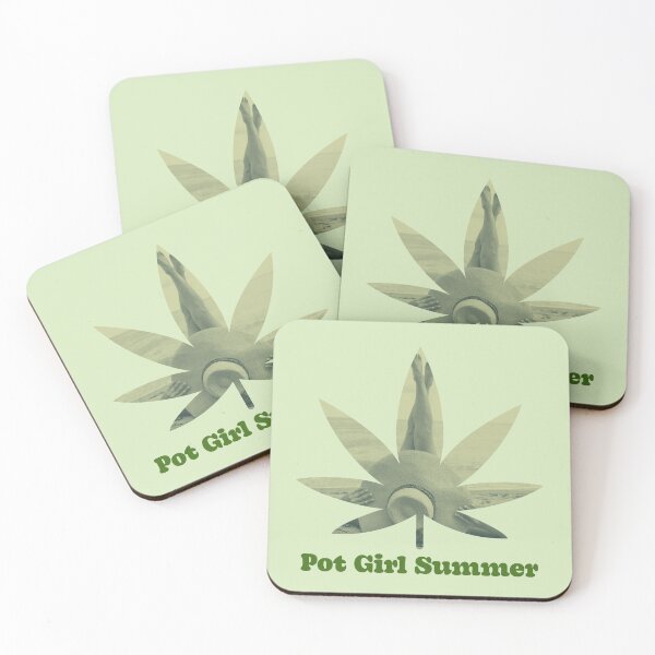 Item preview, Pot Girl Summer Weed Leaf Beach at Summer Bathing Suit Pattern - For Stoners/Smokers 420/Weed/Marijuana/Cannabis/Pot Lovers designed and sold by SteamParliament.