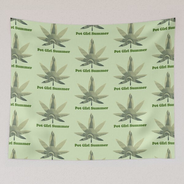 Item preview, Pot Girl Summer Weed Leaf Beach at Summer Bathing Suit Pattern - For Stoners/Smokers 420/Weed/Marijuana/Cannabis/Pot Lovers designed and sold by SteamParliament.