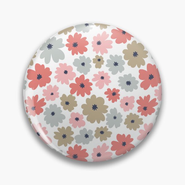 Item preview, pastel floral pattern designed and sold by stickers-packs.