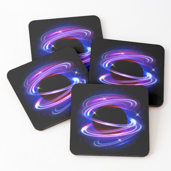 Item preview, Neon Swirls Space Planet designed and sold by TeeBeesDesign.
