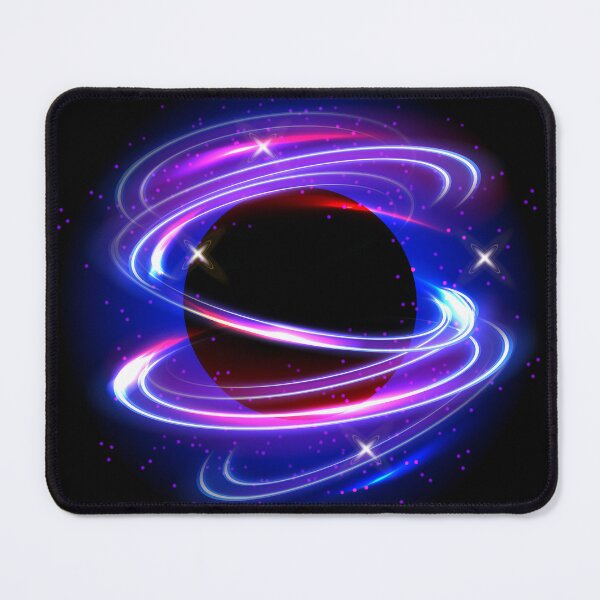 Item preview, Neon Swirls Space Planet designed and sold by TeeBeesDesign.