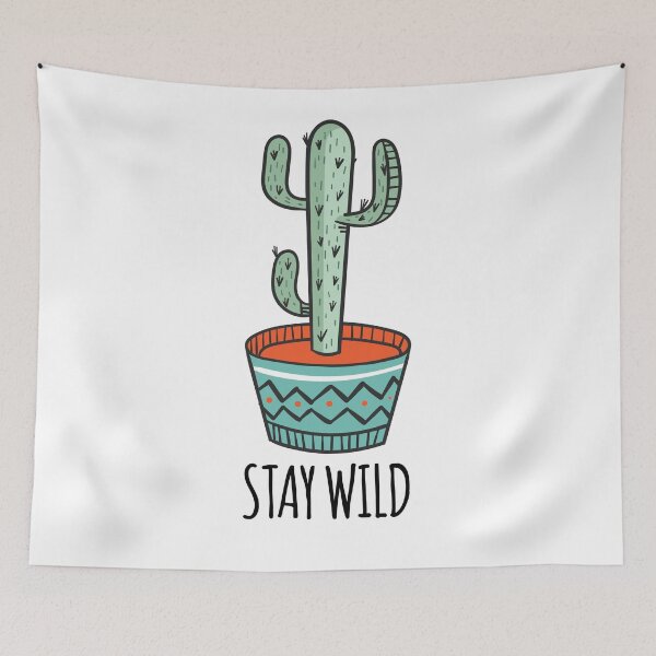 Item preview, Stay Wild - Cactus designed and sold by Lore White.